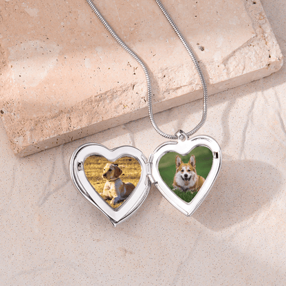 custom photo locket necklace