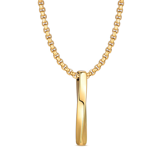 Box Chain Möbius Necklace
