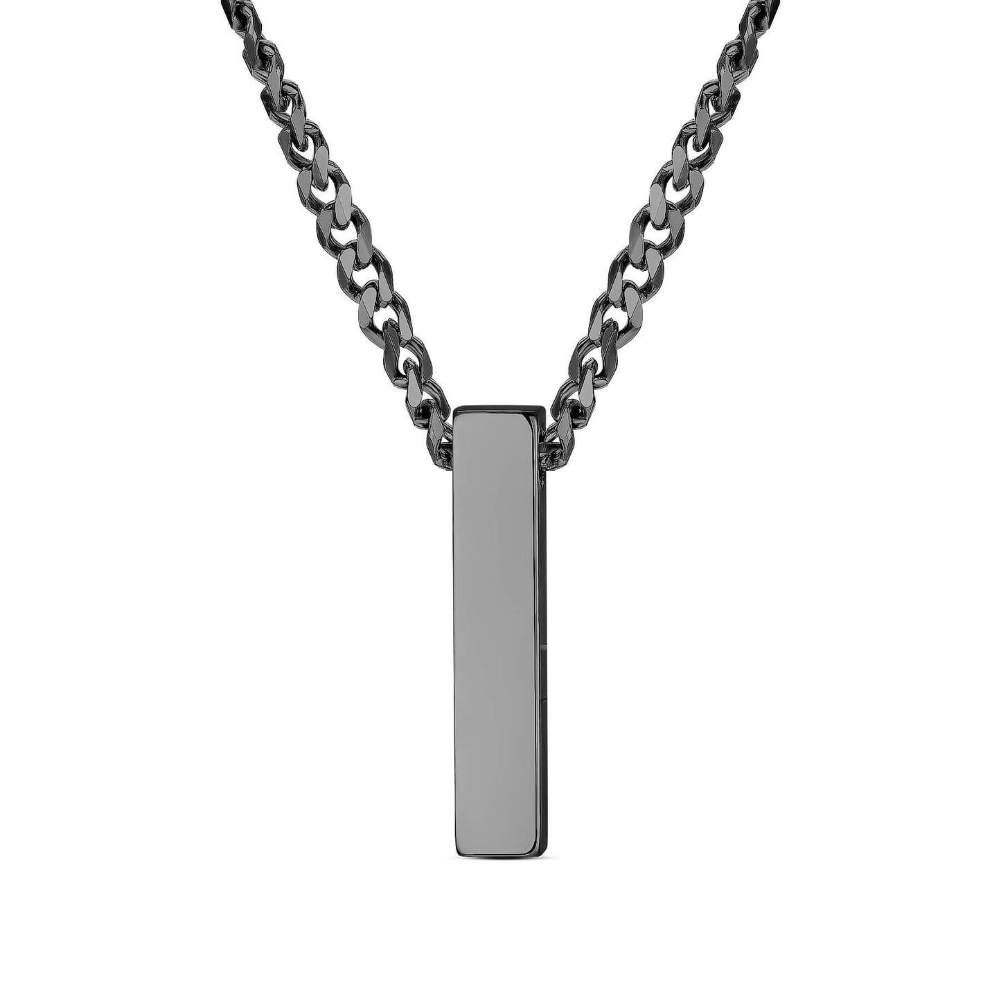 Cuban Chain Square Urn Pendant