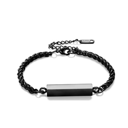 Keel Link Square Urn Bracelet