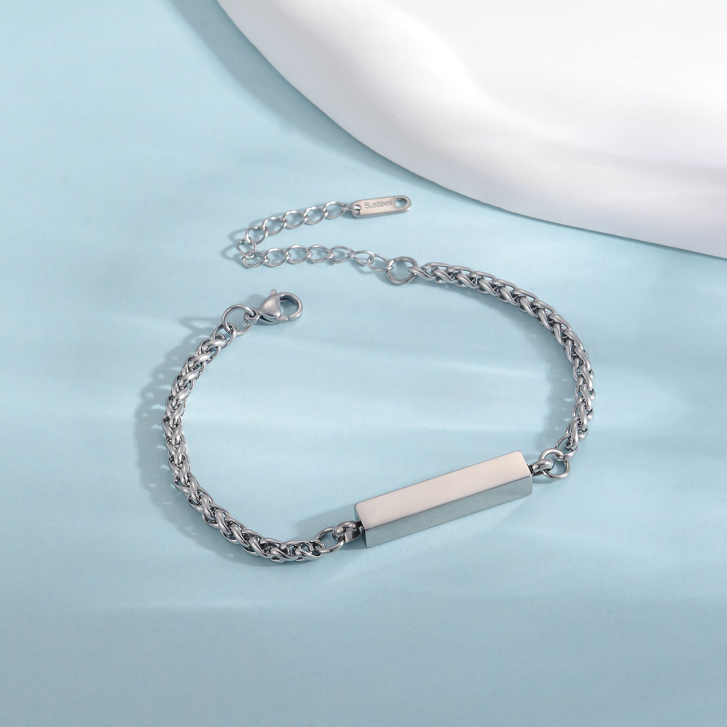Keel Link Square Urn Bracelet