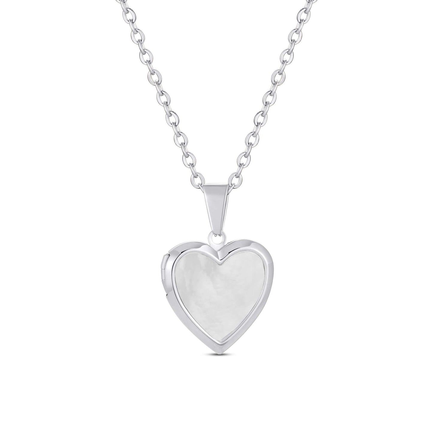 Shell custom photo locket necklace