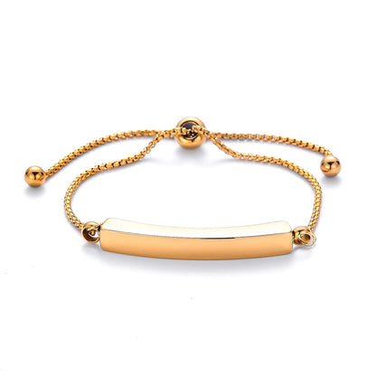 Box Chain Adjustable Urn Bracelet