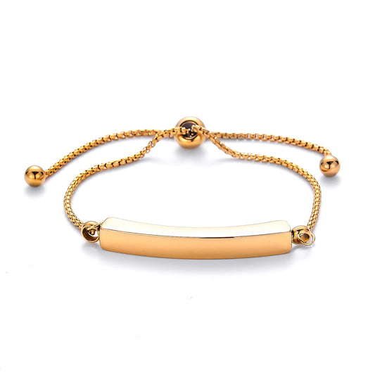 Box Chain Adjustable Urn Bracelet