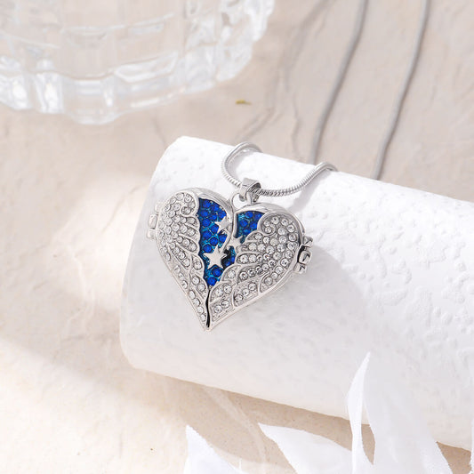 photo locket urn necklace