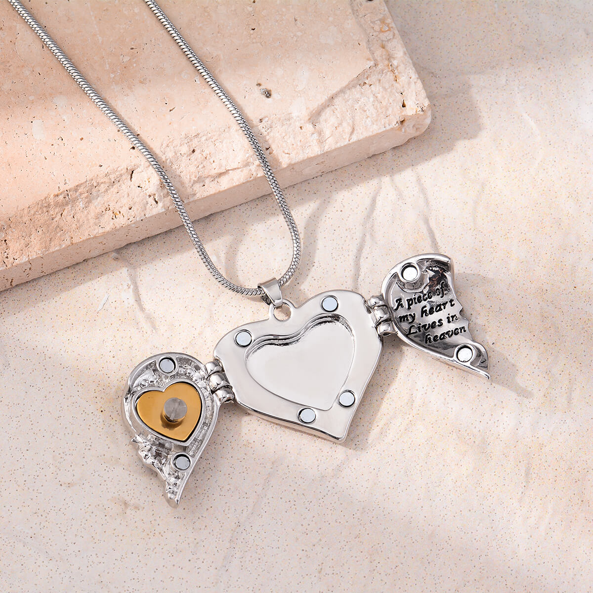 photo locket urn necklace