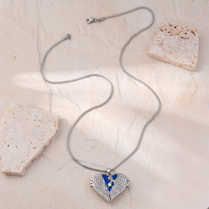 photo locket urn necklace