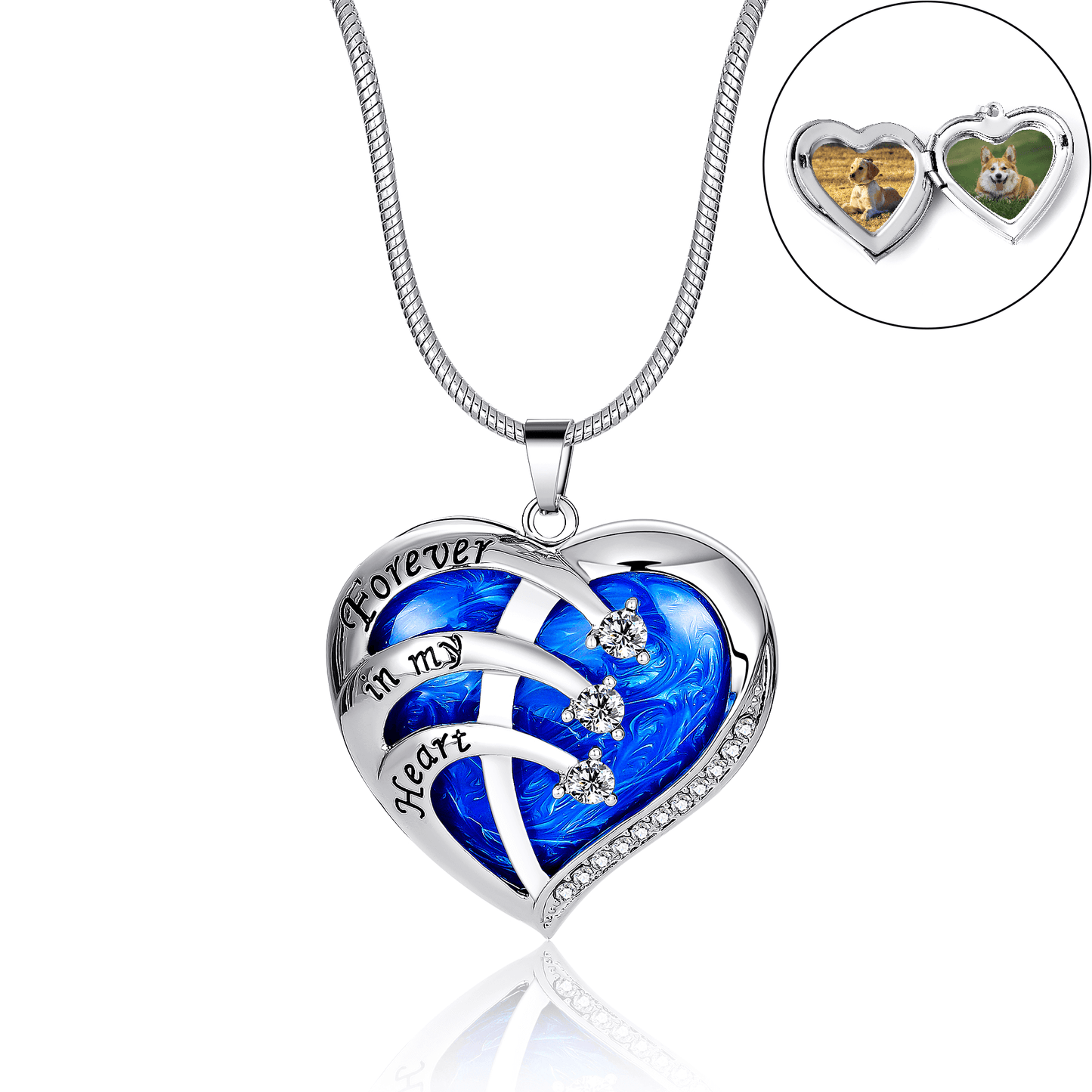 custom photo locket necklace