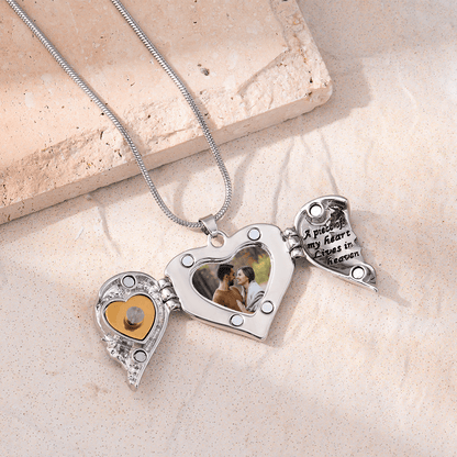 photo locket urn necklace