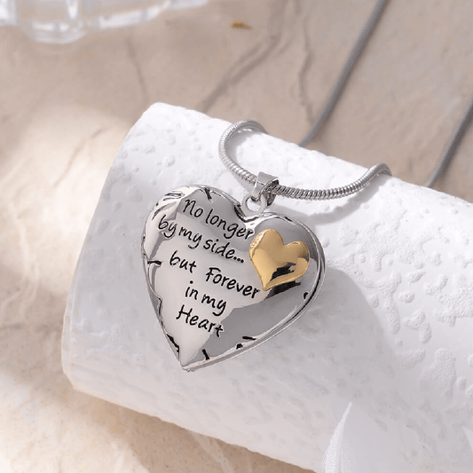 Heart Photo locket urn necklace