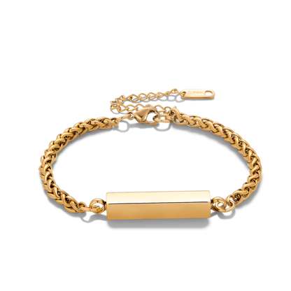 Keel Link Square Urn Bracelet